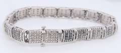 Sterling Silver Cubic Zirconia Bracelet