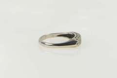 14K White Gold Vintage NOS 1950's Wedding Band Setting Ring