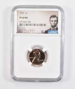 PF69 RD 1957 Lincoln Wheat Cent - Graded NGC