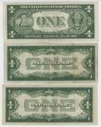 Crisp 1928-A, 1934, & 1935-E $1 Silver Certificates. Nice