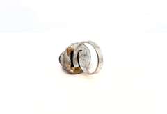 Oval Lapiz Lazuli in Tibetan Silver Energy Ring
