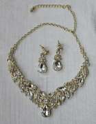 Set Of Fashion Jewelry Neck Lace And Earrings