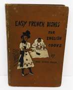 1900 French Dishes for English Cooks Antique Cookbook