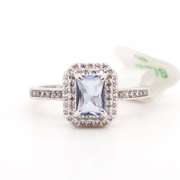 Enchanting Sterling Silver CZ Ring