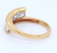 Fantastic Yellow Gold Diamond Journey Ring