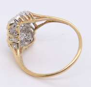 Sparkling Yellow Gold Diamond Ring