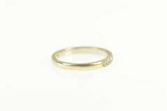 10K Yellow Gold Vine Wreath Pattern Classic Wedding Band Ring