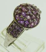 Sterling Silver Mixed Gemstone Rings Lot