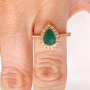 Sapphire & Sterling Silver Cocktail Ring