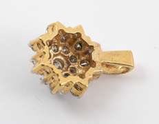 Sparkling 1 ct. Total Weight Dia. Cluster Pendant
