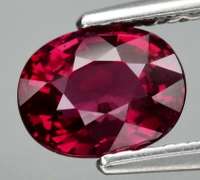 Ravishing 1.10ct rich violet red Rhodolite Garnet