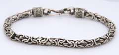 Vintage Sterling Silver Byzantine Bracelet