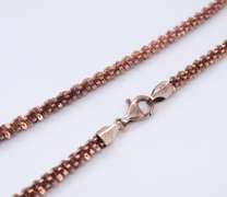 Vintage Italian Sterling Silver Popcorn Necklace
