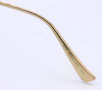 Gucci oversized Sunglasses w Gold Frame Color