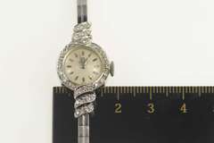 0.50 Ctw Diamond Omega 12.2mm Face Women's Watch