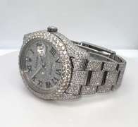 Glittering Diamond Rolex Watch Datejust with Diamond Bezel & Face
