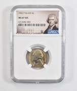 MS67 5FS 1942-P Jefferson Nickel - Graded NGC