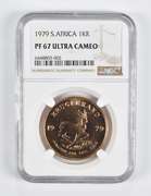 PF67 UCAM 1979 South Africa 1 Krugerrand 1 Oz Fine Gold NGC