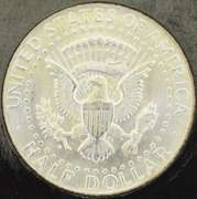 1964 John F. Kennedy Memorial Half Dollar in Plastic Case