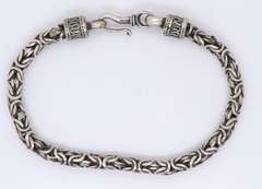 Vintage Sterling Silver Byzantine Bracelet
