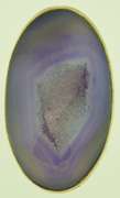 Vintage AKR Amy Kahn Russel Sterling Silver Purple Druzy Agate Ring