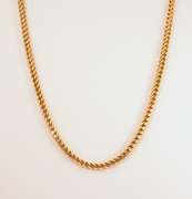 Heavy & Durable Rounded Link 14k Necklace