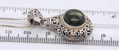 Vintage Sterling Silver Signed Pendant on Chain