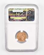 MS63 1915 $2.50 Indian Head Gold Quarter Eagle - Graded NGC