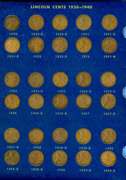 Set of Lincoln Cents in Albums: 1909-1975