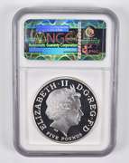 PF70 UCAM 2009 Great Britain 5 Pounds Silver Olympics Piefort NGC