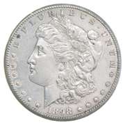 1898-S Morgan Silver Dollar