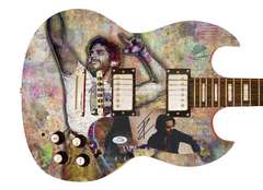 Thomas Rhett Autographed Signed Custom Photo Graphics Guitar ACOA