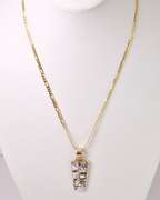 Wonderful Southwestern Pendant Necklace in 14K Yellow Gold