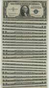 Great lot of 27 Nicer Crisp 1957 Series $1 Silver Certificate notes