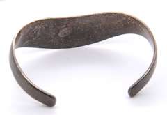 Vintage Sterling Silver Signed Cuff Bangle