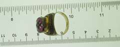 Vintage Sterling Silver Pink Spinel Ring