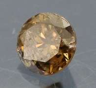 Eye catching .31ct smooth cut Chocolate Diamond solitaire