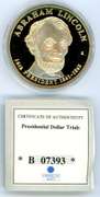 Gold Plated Abraham Lincoln Commemorative Coin