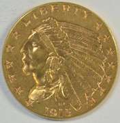 Lovely Choice BU 1915 US $2.50 Indian Gold Piece