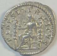 Mint State Roman Silver Denarius of Elagabalus, 218-222 AD