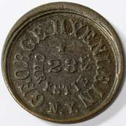 1863 George Hyenlein NY City Civil War Store Card