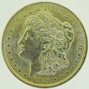 1921 Morgan Silver Dollar $1 US Coin