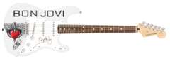 Jon Bon Jovi Autographed Signed Custom Photo Graphics Guitar ACOA