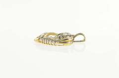 10K Yellow Gold 0.20 Ctw Classic Diamond Heart Love Symbol Pendant