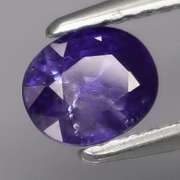 Top cornflower blue! .74ct Ceylon Sapphire