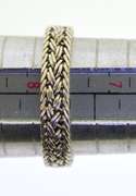 Sterling Silver Two Woven Bands