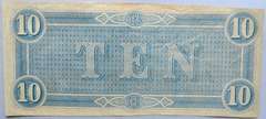 Feb 17 1864 Series $10 CSA Note.