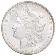 1878 Morgan Silver Dollar 7TF PL Hairlines