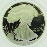 1995-P Silver Bullion American Eagle $1 One Dollar Proof Coin Boxed with COA