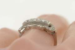 Platinum 1.40 Ctw Art Deco Diamond Engagement Ring